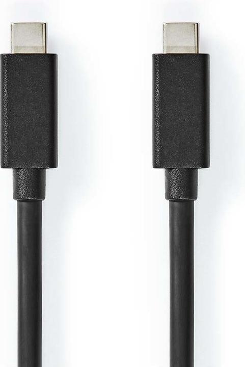 Produktbild Nedis USB-Kabel | USB 3.2 Gen 2x2 | USB-C™ Stecker | USB-C™ Stecker | 100 W | 4K@60Hz | 20 Gbps | Ve (2 m, USB 3.2 Gen 2x2, 100 W)