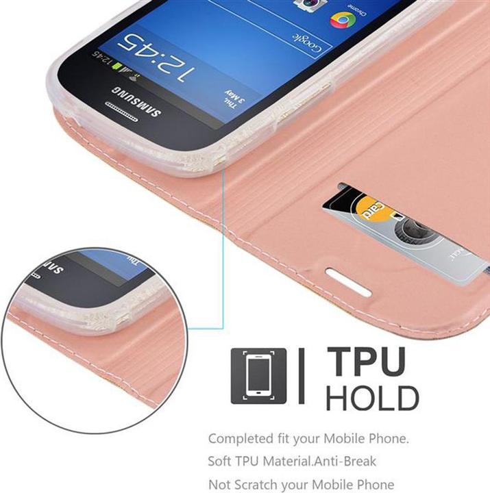 Actual product image Cadorabo Book Classy Style Cover (Samsung Galaxy S3 Mini)