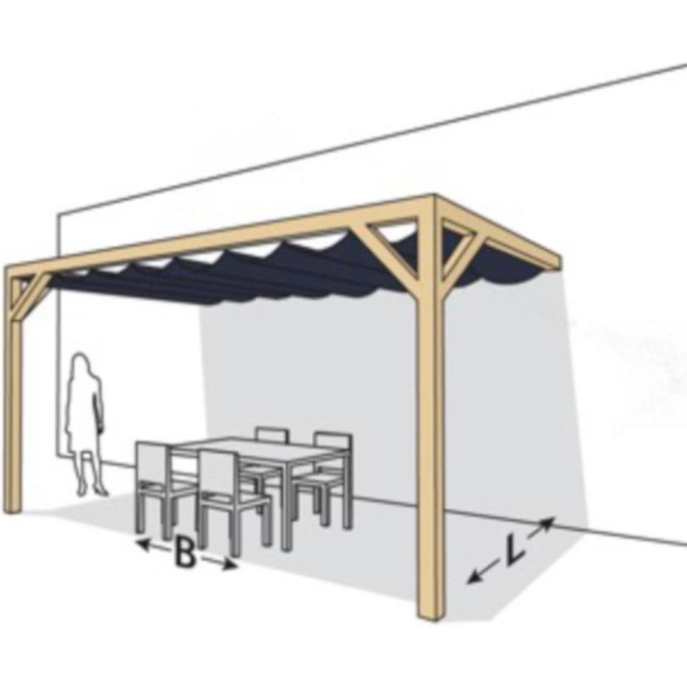 Platinum Sun & Shade, Gazebo, Kit pergola elemento a parete (11 cm, 19 cm)