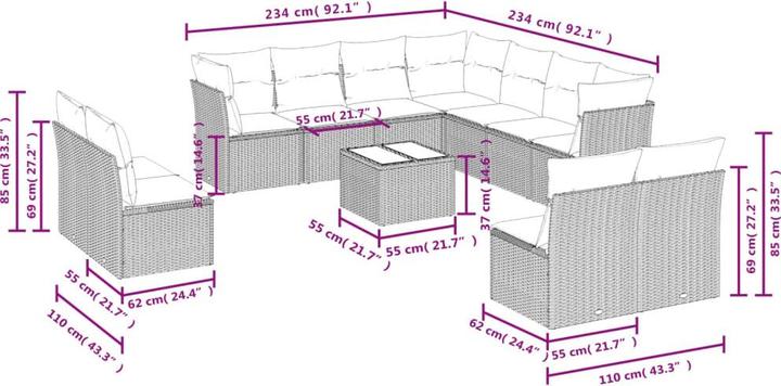Produktbild vidaXL Felicity
