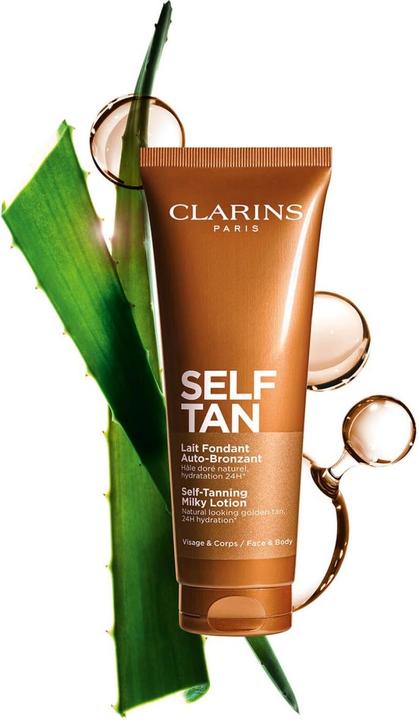 Productafbeelding Clarins Lait Fondant Autobronzant (Zelfbruinende crème, 125 ml)