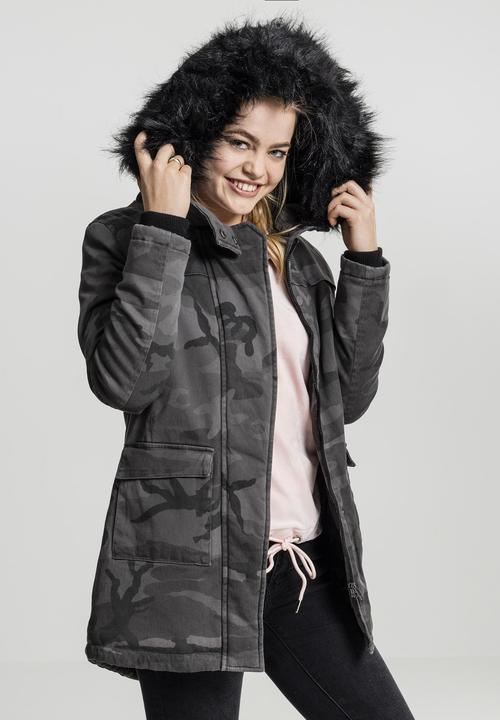 Produktbild Urban Classics Ladies Overdyed Camo Parka (L)