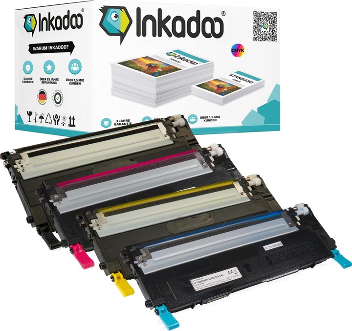 Immagine prodotto Inkadoo Toner compatibile per Samsung CLX-3175 N (M, Y, FC, C)