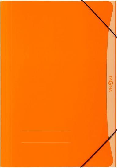 Produktbild Pagna Gummizugmappe A4 PP 3 Einschlagklappen farb sort 10Stk (A4, 10x)