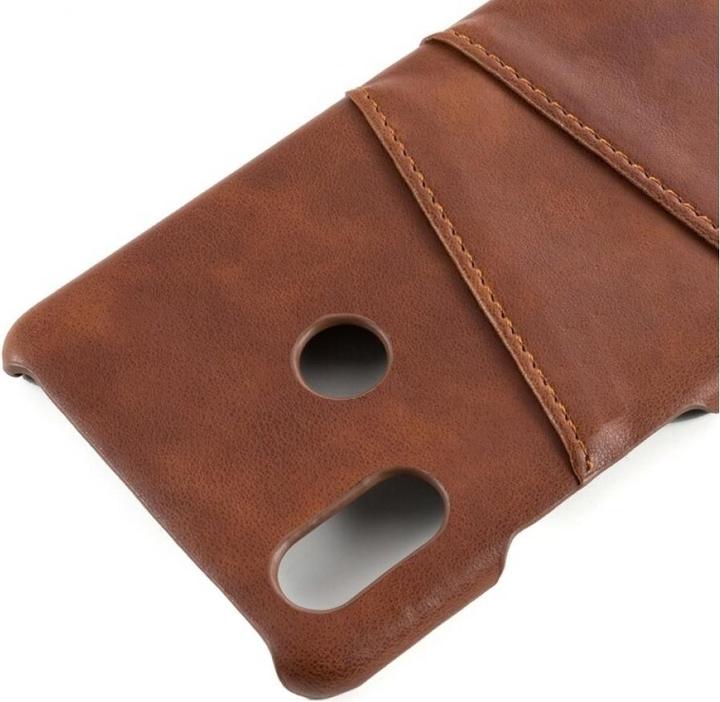 Produktbild Screenguard Xiaomi Redmi Note 7 CardCaddy Leder Backcase mit Kartenfächern (Xiaomi Redmi Note 7)