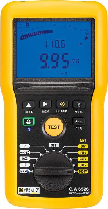 Image du produit Chauvin Arnoux CA6526 Appareil de mesure de l'isolation 50