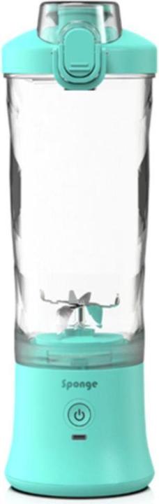 Actual product image Sponge 600ml shaker USB-C charging Mint