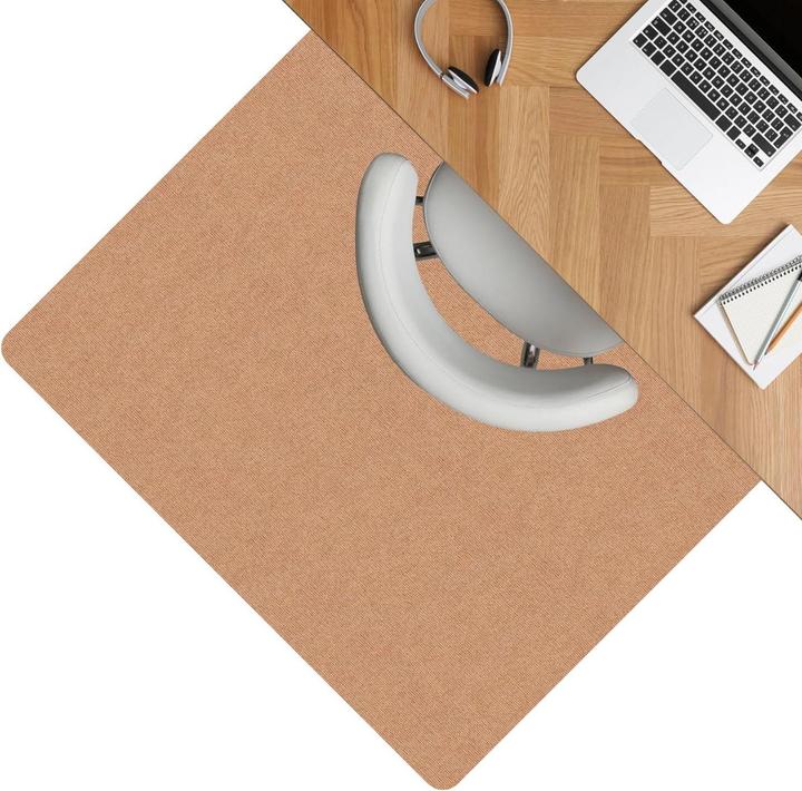 Actual product image Anro Selbsthaftende Bodenschutzmatte für Bürostuhl (90 x 120 cm)