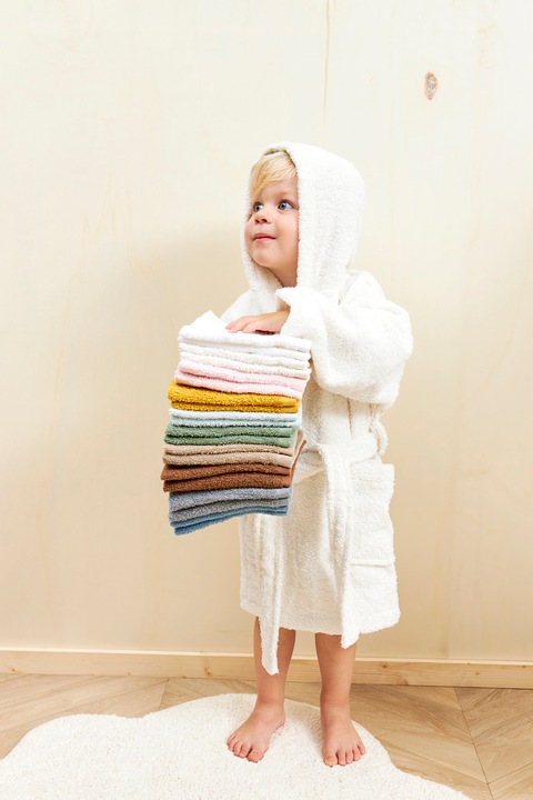 Actual product image Meyco Bathrobe mt 86/92 basic towelling offwhite (86, 92)