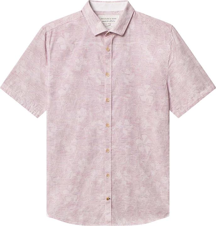 Produktbild Colours & Sons Kurzarmhemd Shirt-Jacquard Flowers (L)