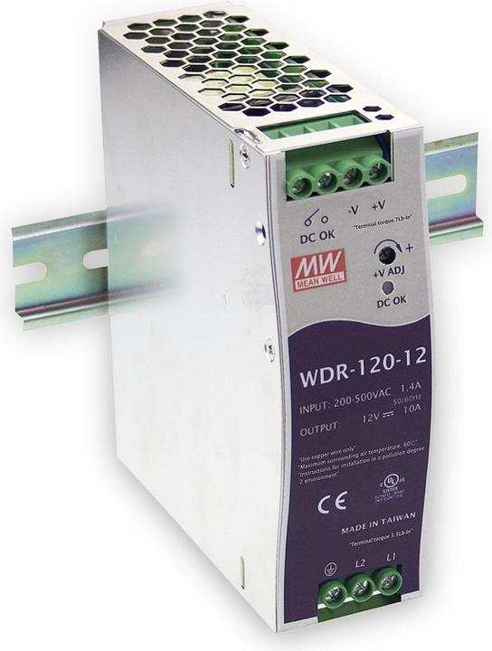Produktbild MeanWell Hutschienen Netzteil (DIN Rail) Schaltnetzteil DIN Schiene