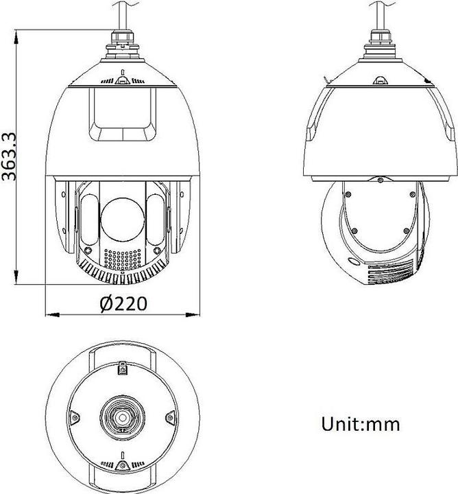 Actual product image Hikvision DS-2DE7A825IW-AEB(T5) (3840 x 2160 pixels)