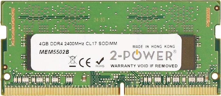 Produktbild 2-Power 4GB DDR4 2400MHz CL17 SODIMM (1 x 4GB, 2400 MHz, DDR4-RAM, SO-DIMM)