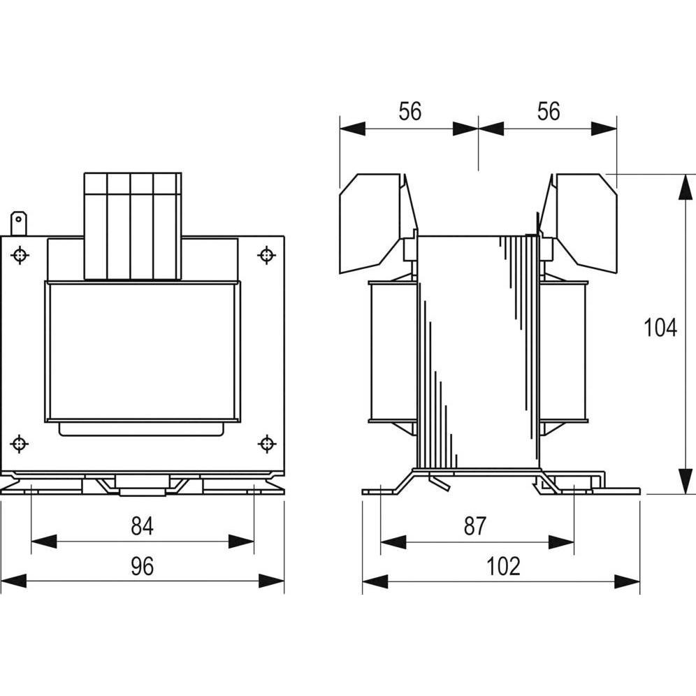 Thumbnail - Block Steuertransformator 160VA 2x0-115VAC, Transformator