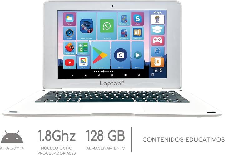 Produktbild Lexibook Laptop mit Touchscreen, pädagogische Inhalte, kinderfreundliche Sicherheit, Android-betrieben (Arabisch, Deutsch, Englisch, Französisch, Griechisch, Italienisch, Niederländisch, Polnisch, Portugiesisch, Rumänisch, Russisch, Spanisch, Tschechisch, Türkisch, Ungarisch)