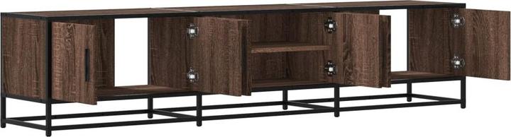 Actual product image vidaXL TV cabinet Lowboard TV cabinet TV table Brown oak look (180 x 35 x 41 cm)