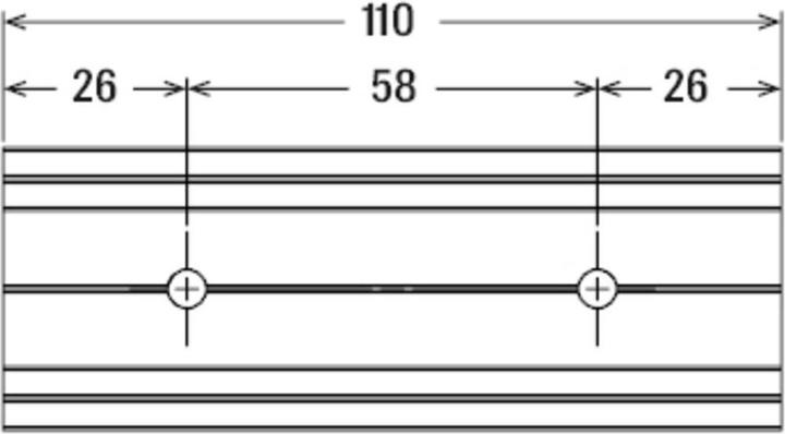 Actual product image Fischer Profil SolarMetal L H25 110 EPDM AL (Solar system mounting material)