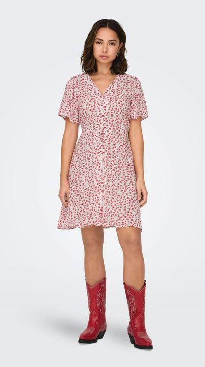 Image du produit Only Coupe normale Col en V Robe courte Robe (M)