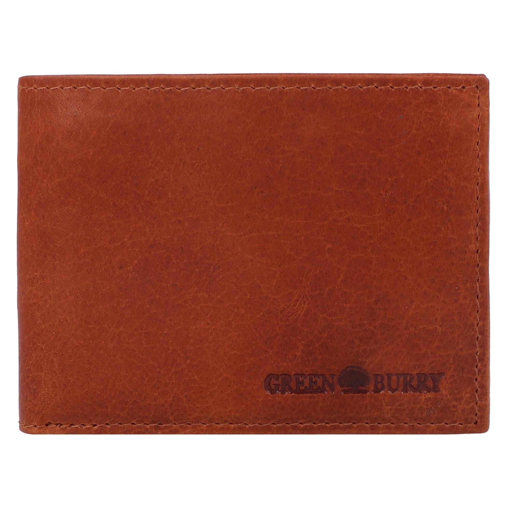 Greenburry, Herren, Portemonnaie, House Of Norway Geldbörse Rfid Schutz Leder 11.5 Cm, Braun