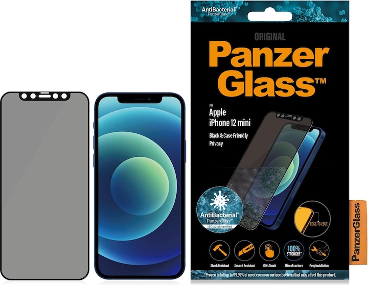 Produktbild PanzerGlass Privacy (1 Stück, Apple iPhone 12 mini)
