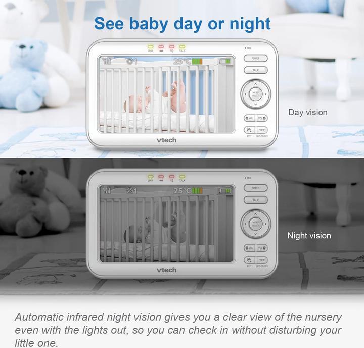 Actual product image VTech VIDEO BABYPHONE VIS XXL BM4550 (Video & Audio, 300 m)