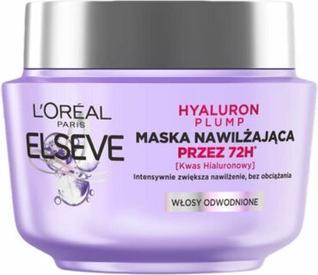 L'Oréal Paris L'Oreal Elseve Hyaluron Plump Maschera Idratante per Capelli Disidratati 300Ml (300 ml)