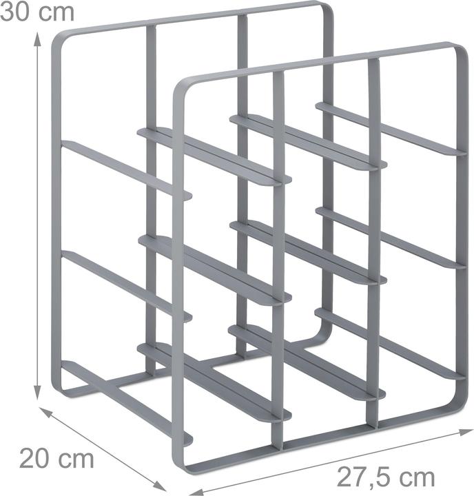Actual product image Relaxdays Wine rack (27.5 x 20 x 30 cm)