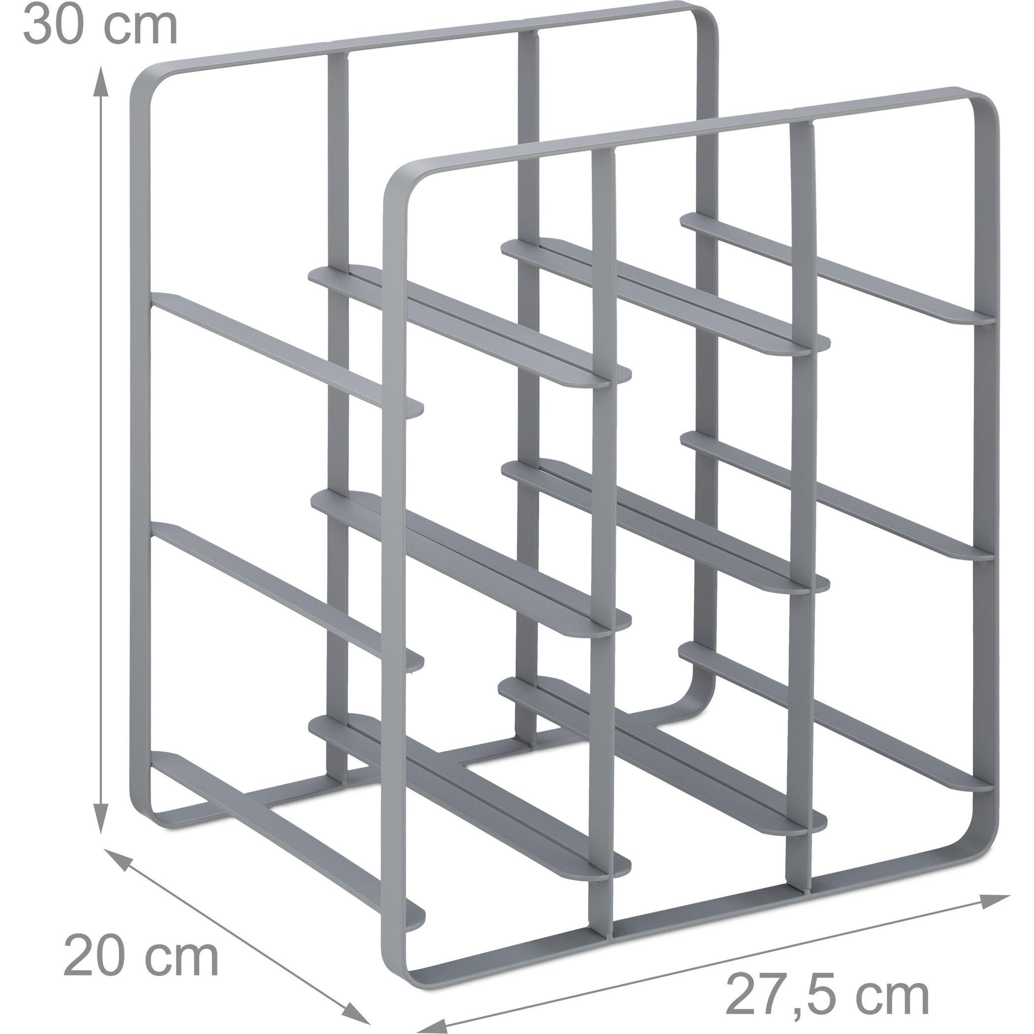 Thumbnail - Relaxdays, Weinregal, Weinregal (27.5 x 20 x 30 cm)