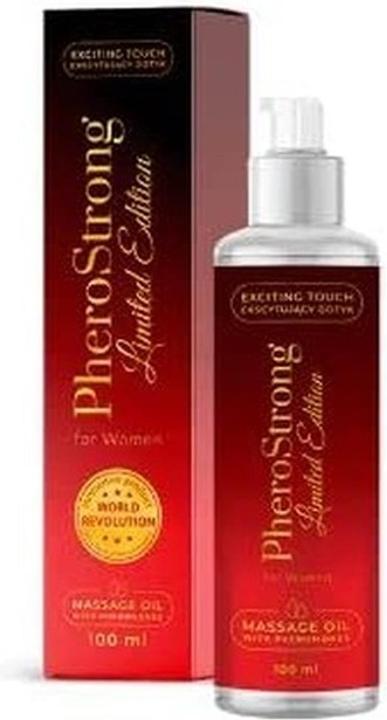 Image du produit PheroStrong Huile de massage à base de phéromones, édition limitée pour femmes 100ml (100 ml)