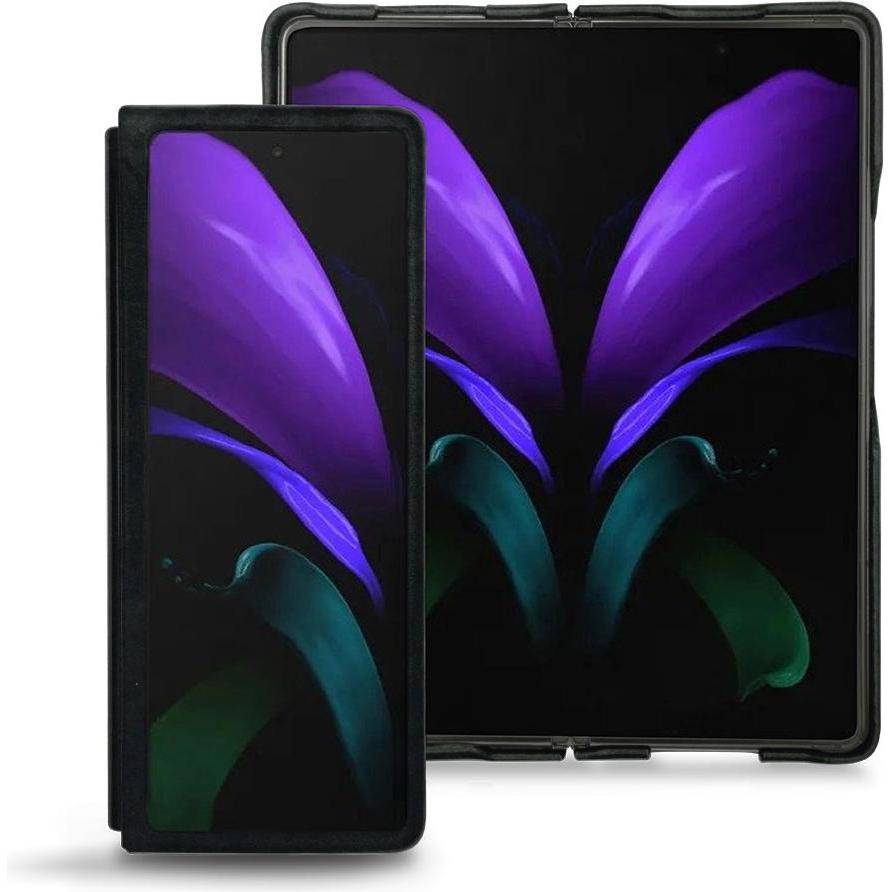 Noreve Lederschutzhülle (Samsung Galaxy Z Fold2), Smartphone Hülle, Schwarz
