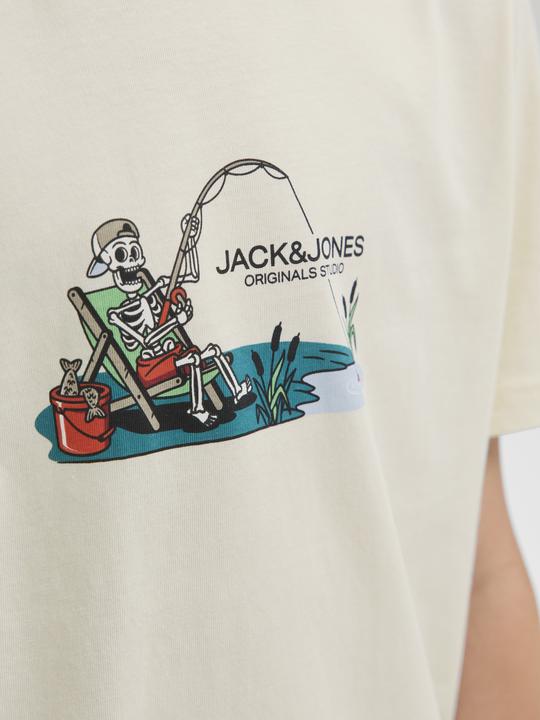 Produktbild Jack & Jones Jorskull Nature Tee Ss Crew Neck Sn Jnr (140)