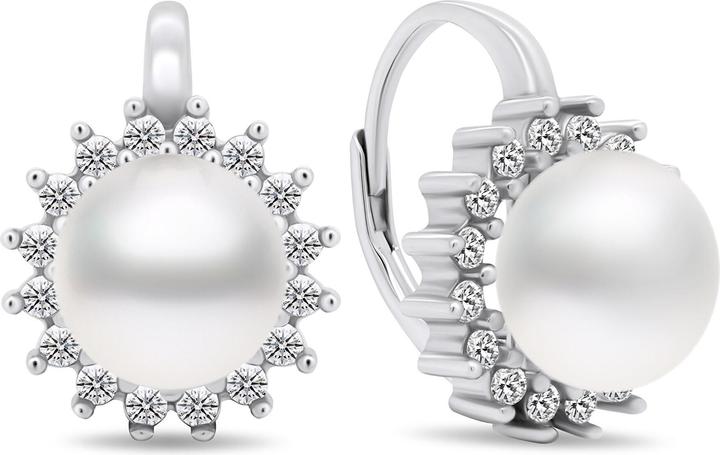 Immagine prodotto Brilio Argento - Splendidi orecchini in argento con perle e zirconi EA418W