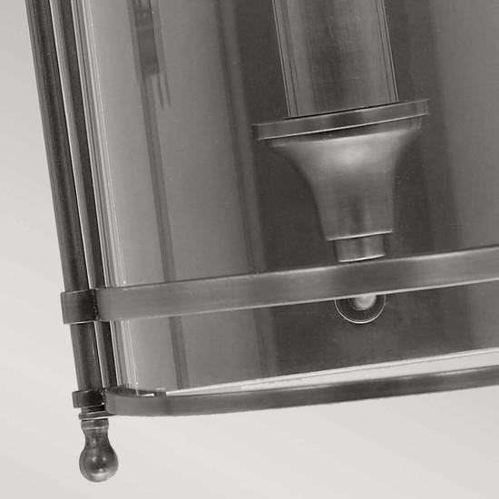 Actual product image Elstead Lighting Guildhall wall light E14 polished nickel (E14)