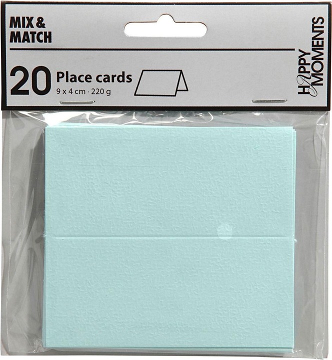 Actual product image Creativ Company Name cards light blue, 20 pcs. (20 pcs.)