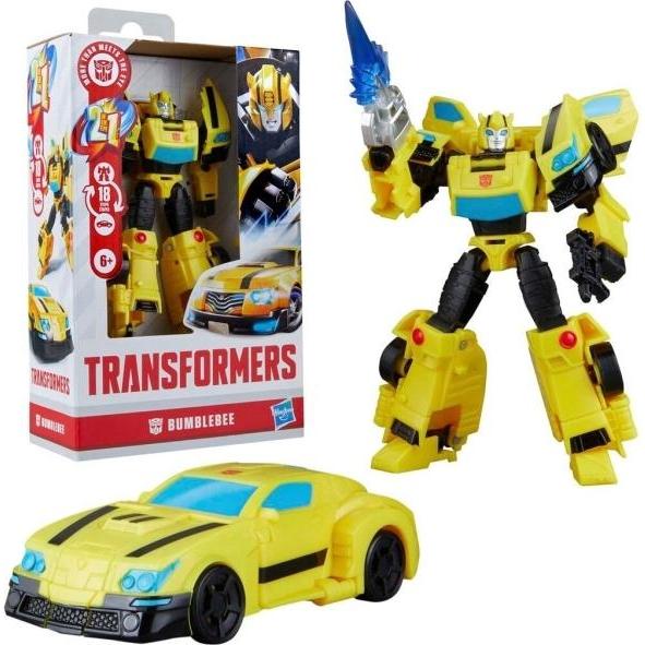 Transformers Prime Changers Bumblebee Action Figure, si trasforma da robot giocattolo ad auto giocattolo, età 6+