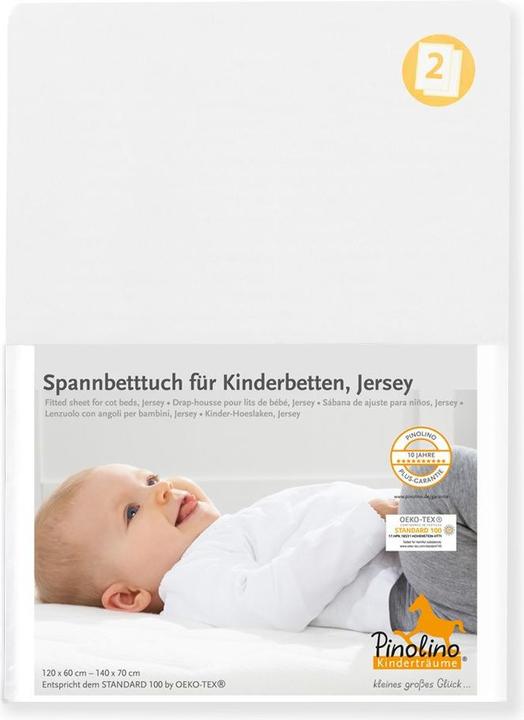 Produktbild Pinolino Doppelpack Jersey (70 x 140 cm)