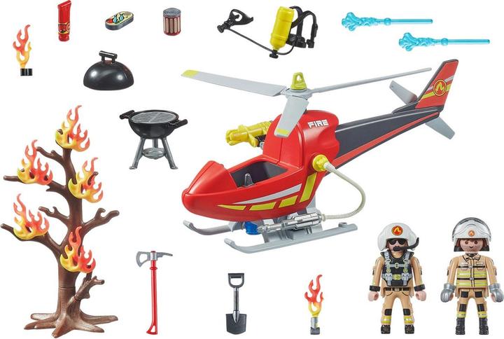 Image du produit Playmobil Hélicoptère des pompiers (71195, Playmobil City Action)