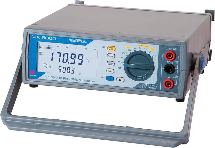 Actual product image Metrix Bench multimeter For your laboratory applications simple and efficient (CAT III 1000V)