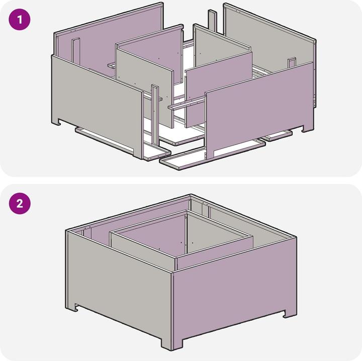 Immagine prodotto vidaXL Ciotola per il fuoco quadrata in acciaio nero