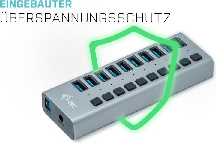 Produktbild i-tec U3CHARGEHUB10 (USB-B, 10 Ports)