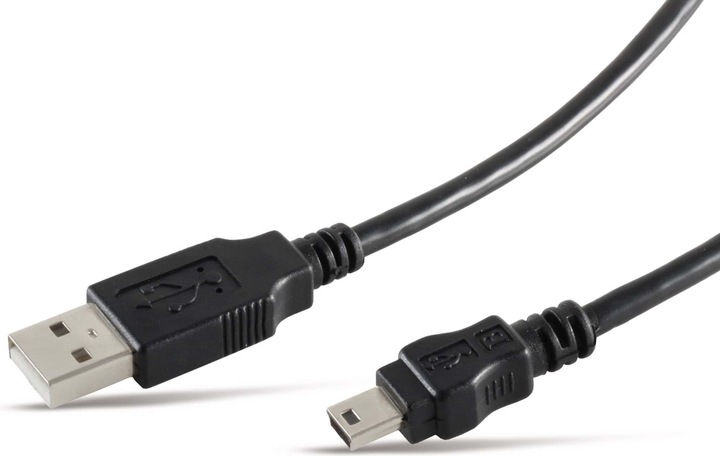 Actual product image S-Conn USB - MiniUSB 2.0 B USB Cable USB A Mini-USB B (1 m, USB 2.0)
