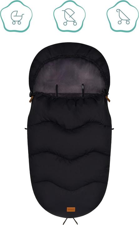 Actual product image Fillikid Winterfusssack Ogre schwarz