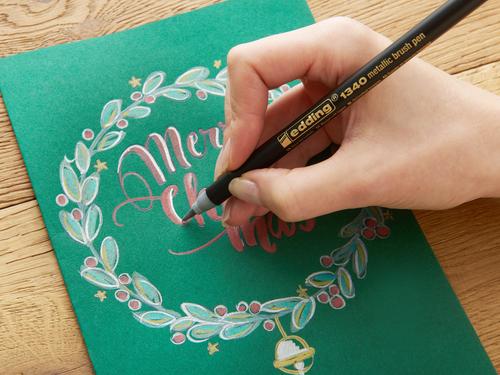 Actual product image Edding Felt-tip pen Brushpen Set of 4 (4 x)