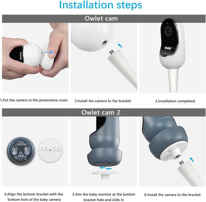 Image du produit Tiuihu Flexible Baby Monitor Halterung für Owlet Cam