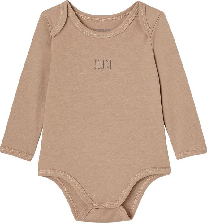 Produktbild Vertbaudet 5er-Pack Baby Langarm-Bodys in Schlupfform BASIC, Bio-Baumwolle (86)