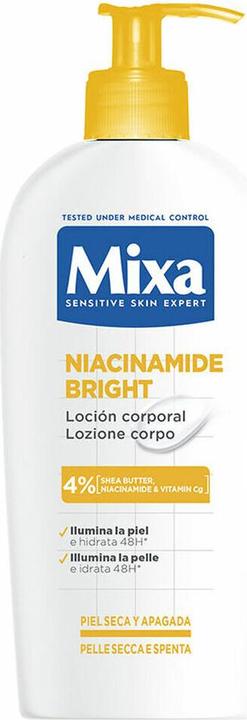 Produktbild Mixa Niacinamide Bright Body Lotion For Dry And Dull Skin 250 Ml (Körperlotion, 250 ml)