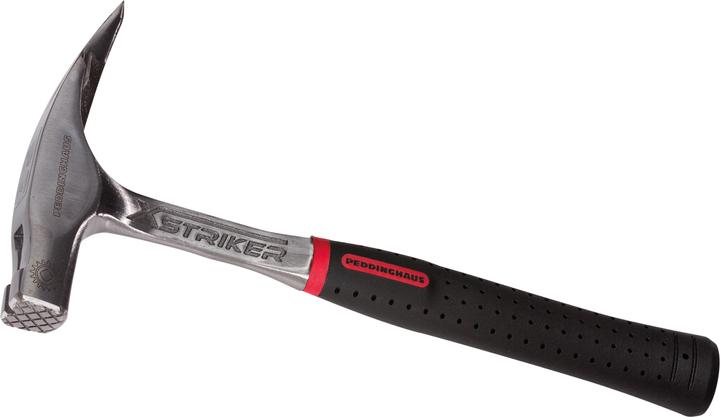 Actual product image Peddinghaus XStriker' all-steel roofing hammer with plastic handle (950 g)