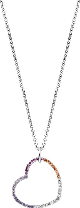 Produktbild Engelsrufer Regenbogen Herz Halskette (925er Silber, 42 cm)