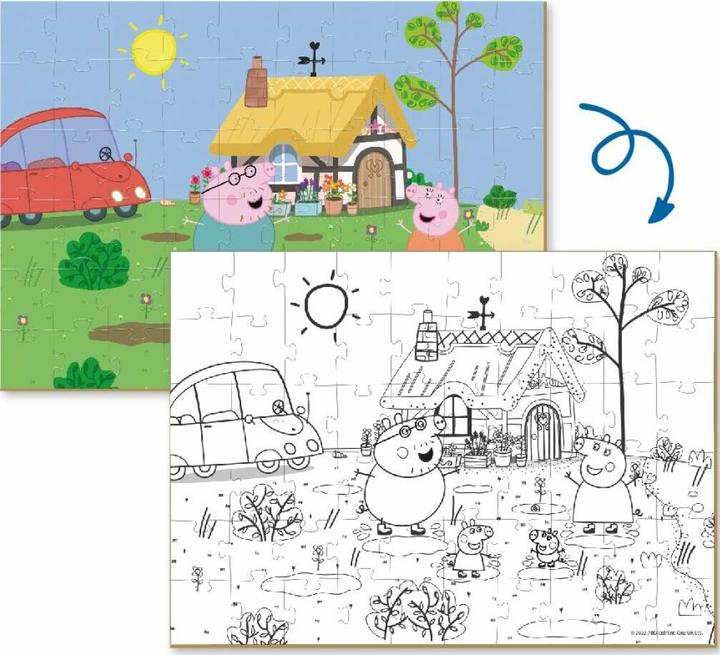 Produktbild Dodo Zum Ausmalen 2in1 Peppa Pig (60 Teile)