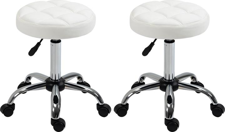 Actual product image Homcom Roller stool set of 2
